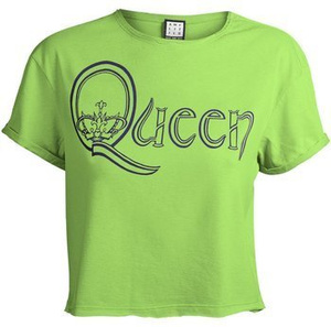 bluzka damska QUEEN - ROYAL LOGO, CROP TOP