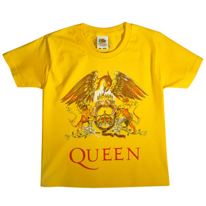 koszulka dla dzieci QUEEN - CLASSIC CREST YELLOW