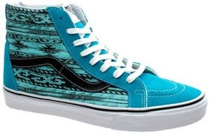 trampki VANS  - SK8-Hi SUEDE (SCUBA/CHILI PEPPER)