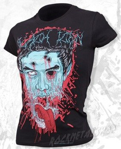 bluzka damska BLACK ICON - FACE (DICON019 BLACK)