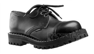 krótkie glany STEEL - BLACK (3 dziurki)