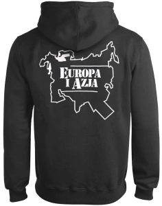 bluza rozpinana SZTYWNY PAL AZJI - EUROPA I AZJA (BLACK/WHITE)
