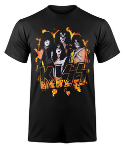koszulka KISS - FIRE LOGO
