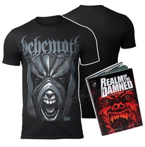 koszulka + książka BEHEMOTH - REALM OF THE DAMNED
