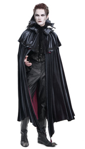 peleryna męska DEVIL FASHION -  BLUE GOTHIC RETRO