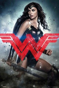 plakat BATMAN VS SUPERMAN - WONDER WOMAN SOLO
