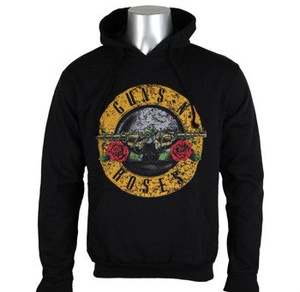 bluza GUNS N' ROSES - CLASIC LOGO, kangurka z kapturem