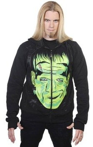 bluza BANNED - FRANK rozpinana, z kapturem