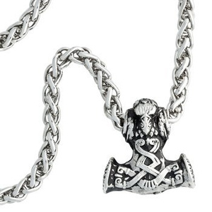 wisior + łańcuch MŁOT THORA