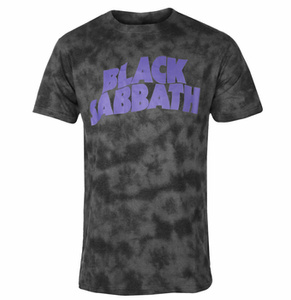 koszulka BLACK SABBATH - WAVY LOGO, barwiona