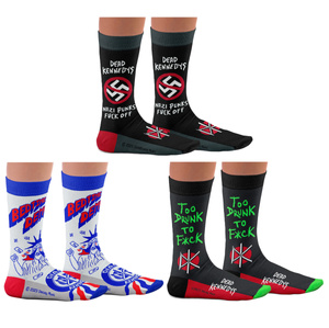 skarpetki DEAD KENNEDYS box - zestaw 3 par