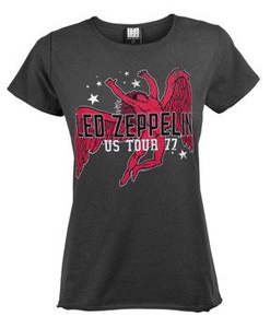 bluzka damska LED ZEPPELIN - 77 TOUR ciemnoszara