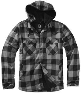 kurtka/koszula LUMBERJACKET HOODED black/charcoal