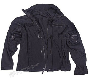 bluza taktyczna SOFT SHELL JACKET BLACK