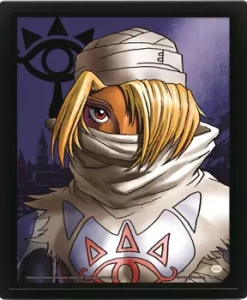 obraz w ramie 3D THE LEGEND OF ZELDA - ZELDA TO SHEIK