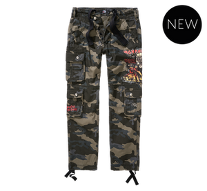 spodnie bojówki IRON MAIDEN PURE SLIM TROUSERS darkcamo