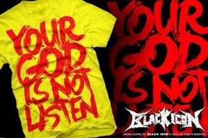 koszulka BLACK ICON - YOUR GOD żółta (MICON108YELLOW)