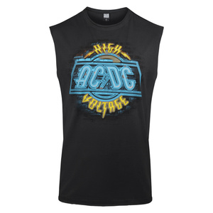 bezrękawnik AC/DC - HIGH VOLTAGE NEON szary