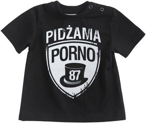 koszulka niemowlęca PIDŻAMA PORNO - 87 black