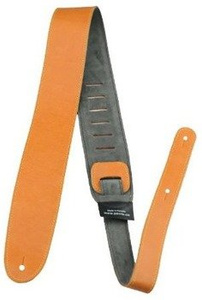 pas do gitary PERRI'S PREMIUM ITALIAN LEATHER ORANGE 65 mm