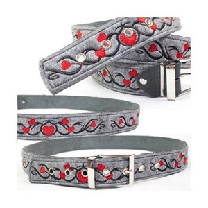 pas TRIBAL HEART ,skóra naturalna + filc