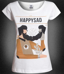 bluzka damska HAPPYSAD - CIAŁO OBCE BIRD