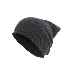 czapka zimowa MASTERDIS - BEANIE BASIC FLAP LONG ht.grey