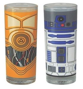 szklanka STARS WARS - R2D2 C3PO,  2 szt