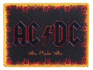 naszywka AC/DC - WHO MADE WHO