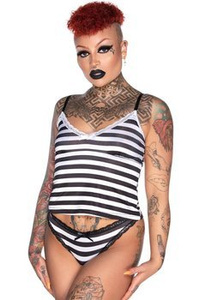 bluzka piżamowa KILLSTAR - NEVER TRUST THE LIVING