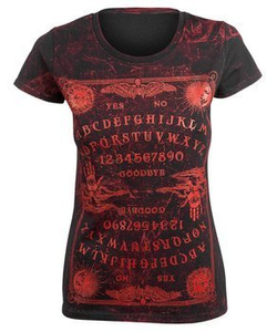 bluzka damska AMENOMEN - OUIJA 3 (OMEN114DA ALLPRINT RED)