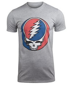 koszulka GRATEFUL DEAD - STEAL YOUR FACE CLASSIC szary melanż