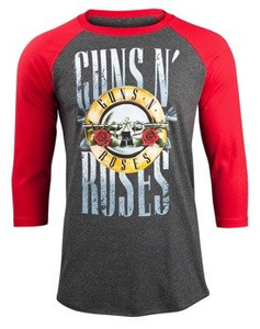 longsleeve GUNS N' ROSES - STACK LOGO rękaw 3/4