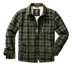 kurtka/koszula CLASSIC SHERPA JACKET oliv/black