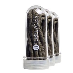 sznurowadła TUBELACES - OLIVE (150 cm)