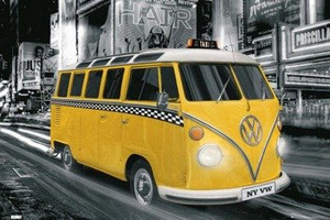 plakat VW  CAMPER - NY TAXI