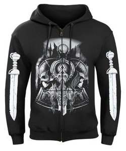 bluza VIKING SKULLS rozpinana, z kapturem