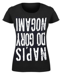 bluzka damska NAPIS DO GÓRY NOGAMI