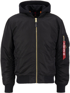 kurtka flyers ALPHA INDUSTRIES - MA 1 ZH BACK EMB BLACK