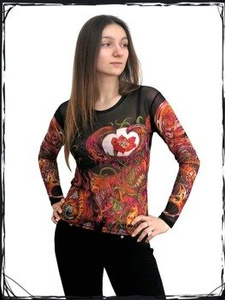 bluzka damska RÓŻA CIEMNA