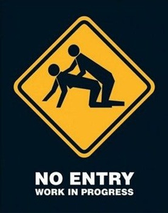 plakat NO ENTRY