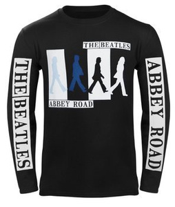 longsleeve THE BEATLES - ABBEY ROAD COLOURS CROSSING