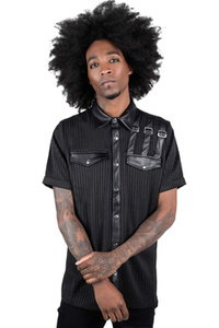 koszula KILLSTAR - CORPORATE HELL (PINSTRIPE)