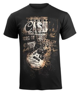 koszulka JOHNNY CASH - GUITAR SONG TITLES