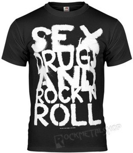 koszulka BLACK ICON - SEX, DRUGS (MICON102 BLACK)