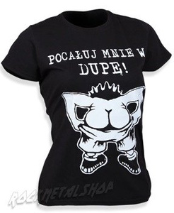 bluzka damska POCAŁUJ MNIE W DUPĘ!