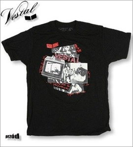 koszulka VESTAL -TV FLYER  (BLACK)