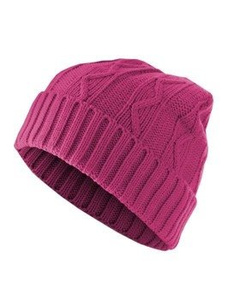 czapka zimowa MASTERDIS - CABLE FLAP magneta