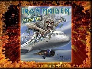naklejka IRON MAIDEN - FLIGHT 666