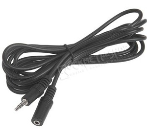 przedłużacz mały JACK STEREO 3,5 mm wtyk-gniazdo M/F / 3 m
